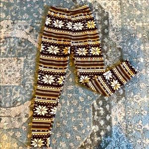 Christmas snowflake pattern leggings ❄️